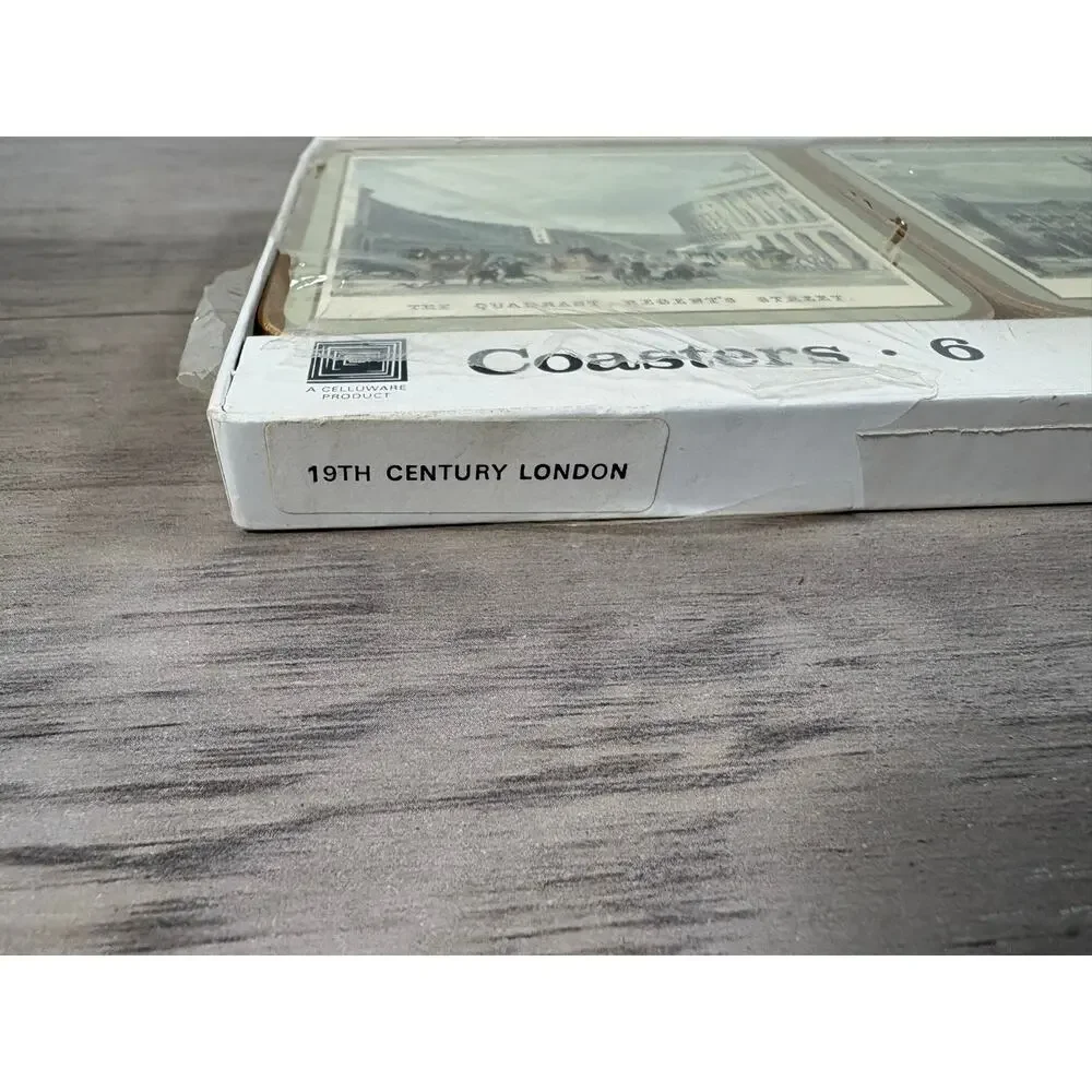 Pimpernel 19th Century London Coasters- Set 6- New in Box- See‎ Description